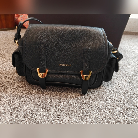 Coccinelle Campus Small Crossbody Bag in Black - Picture 7 of 7